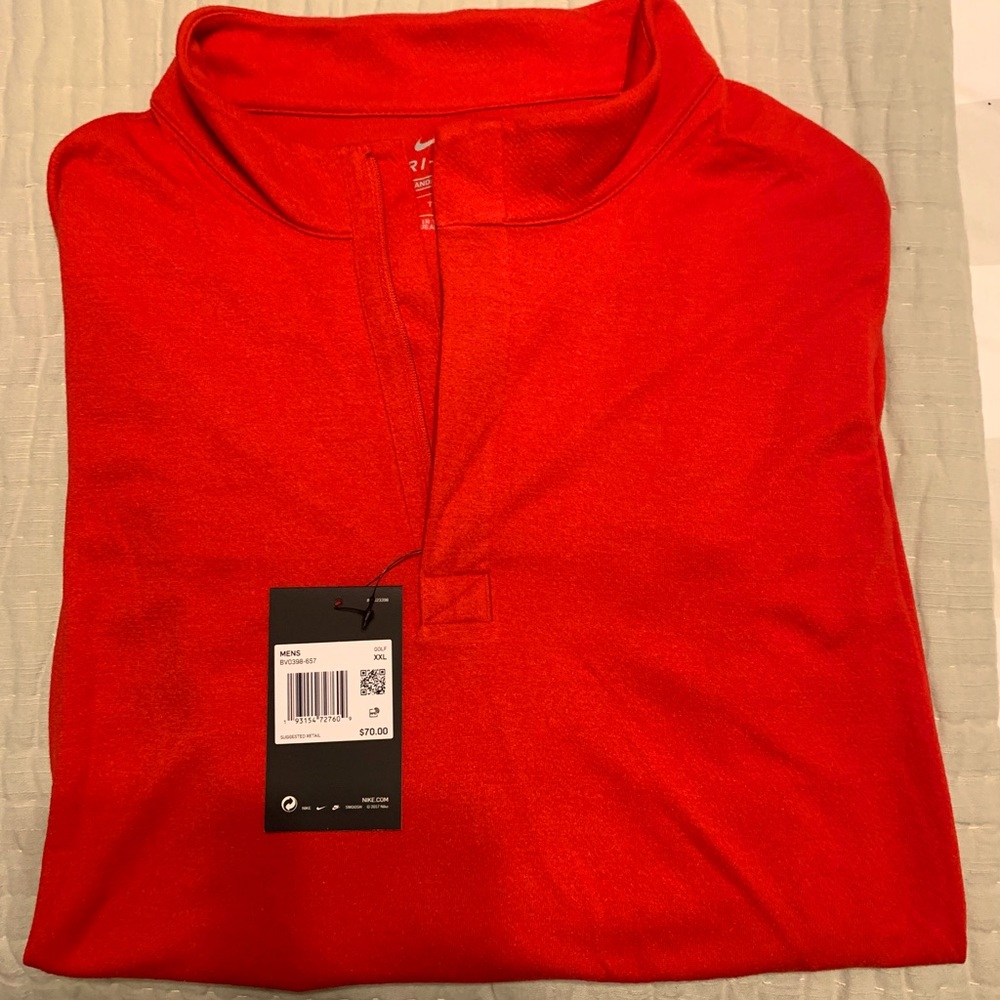 🆕 Red Nike Quarter Zip - XXL